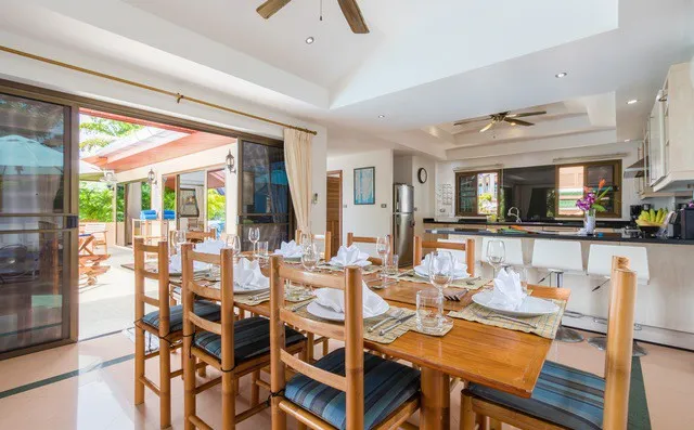 Luxury dining area